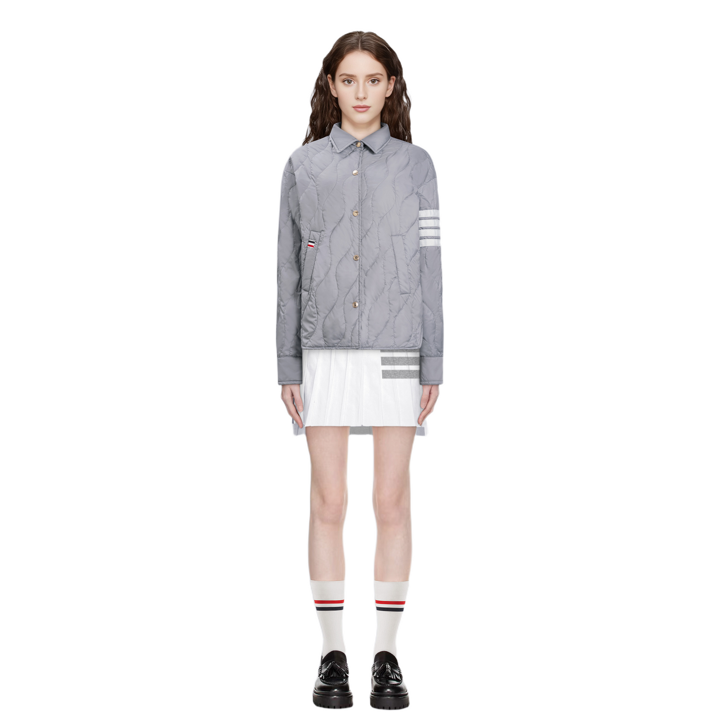 Unisex V-neck thin cardigan（副本） THOM TREND