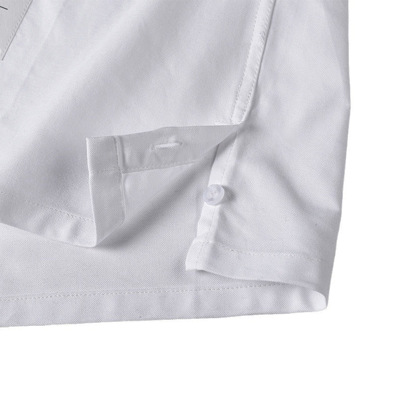 Men's striped short-sleeved shirt（复制） THOM TREND