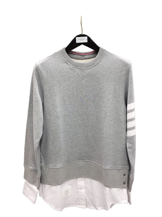 2025SS Unisex fake two-piece sweatshirt THOM TREND