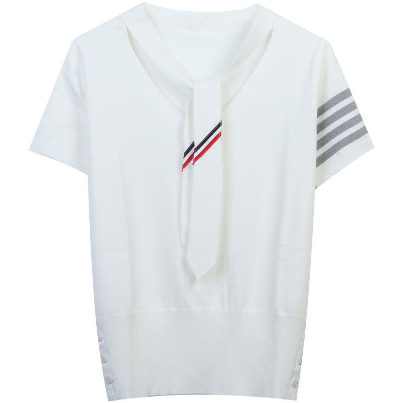 THOM Striped V-neck cardigan（复制） THOM TREND