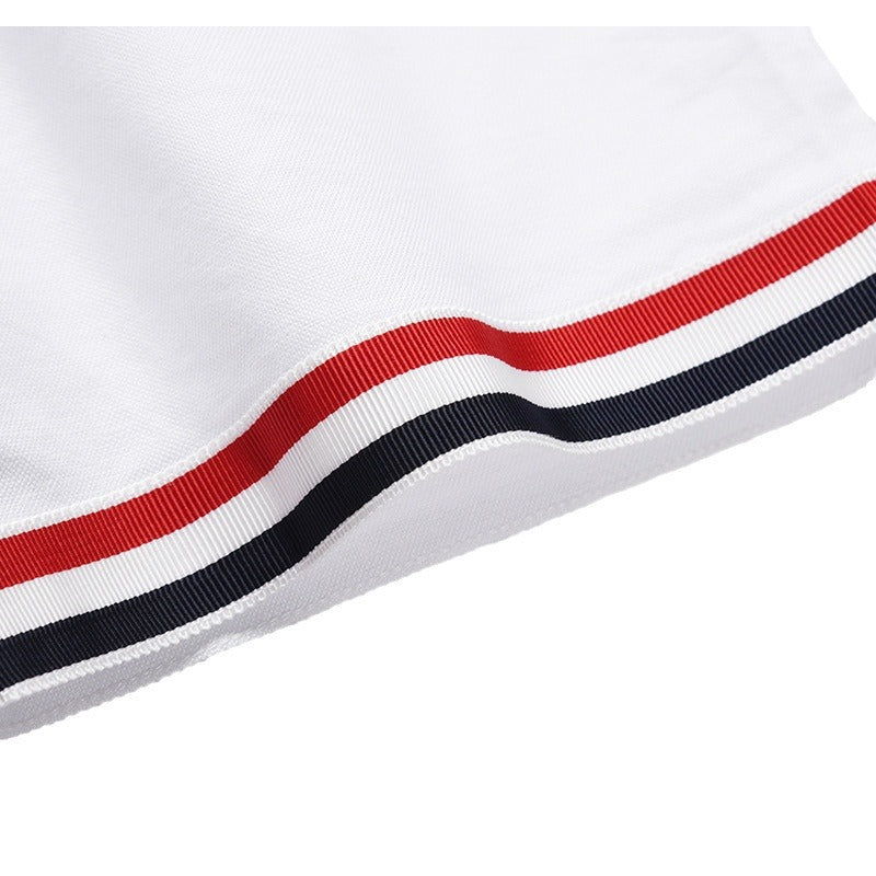 Men's zipper short sleeve shirt（复制） THOM TREND