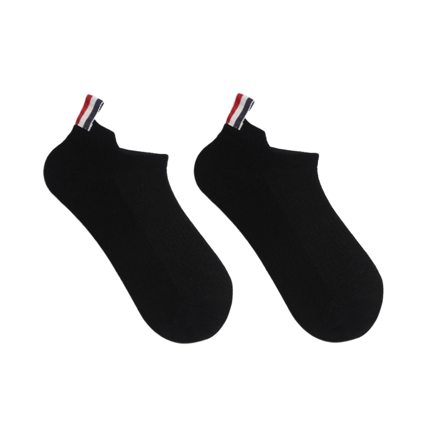 Solid color thin boat socks THOM TREND