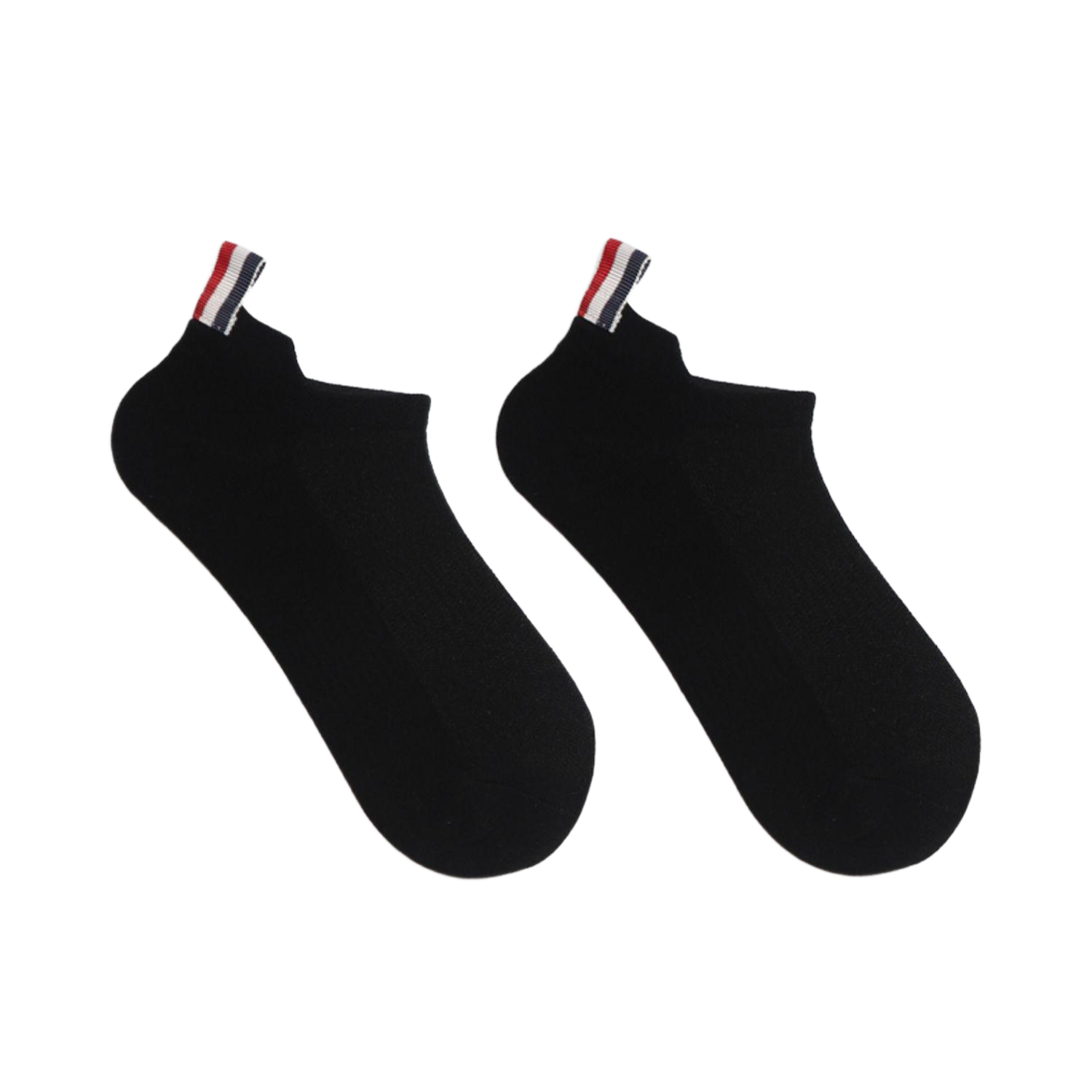 Solid color thin boat socks THOM TREND