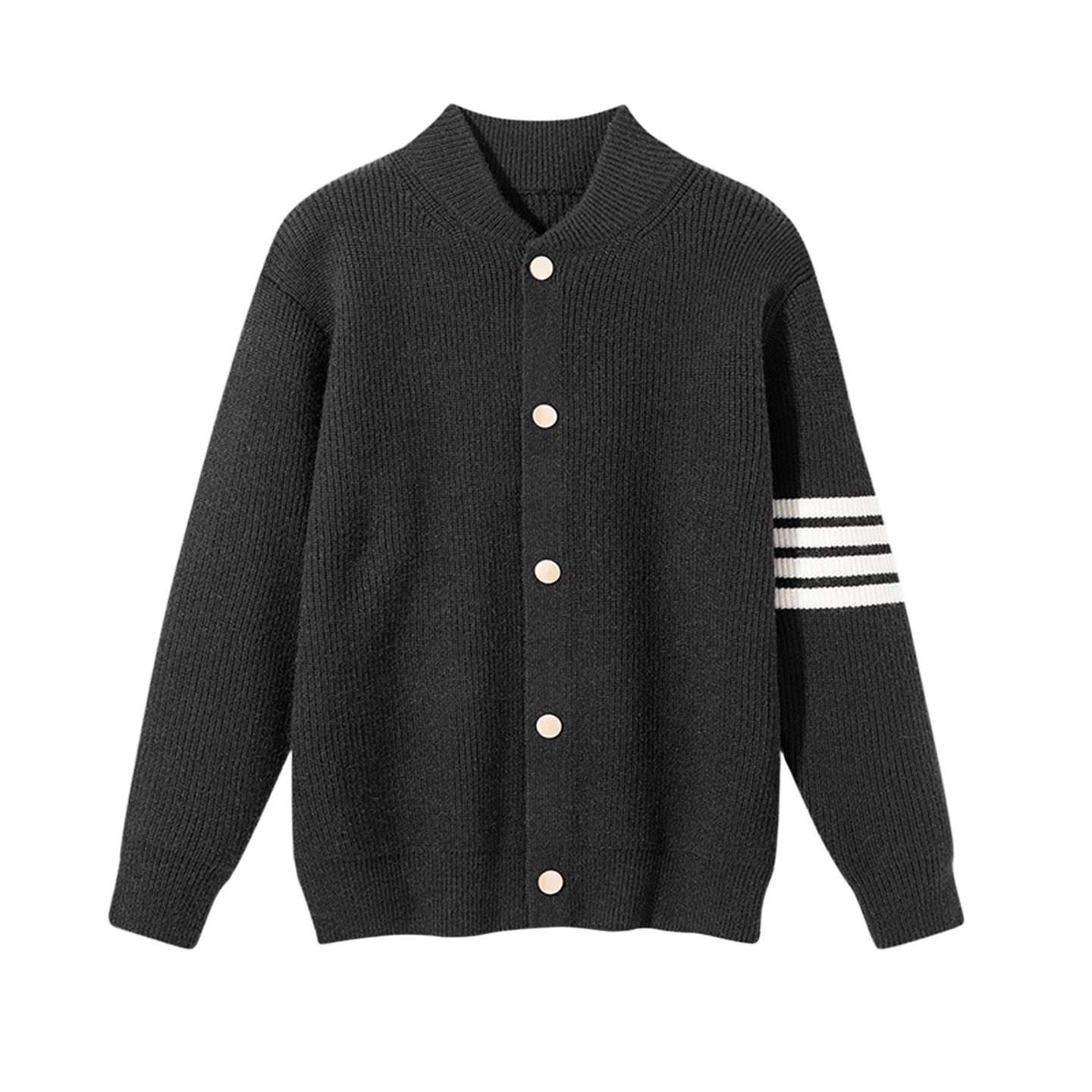 single-breasted knit sweater THOM TREND