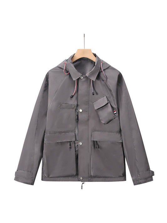 Men's corduroy jacket with hood（副本） THOM TREND