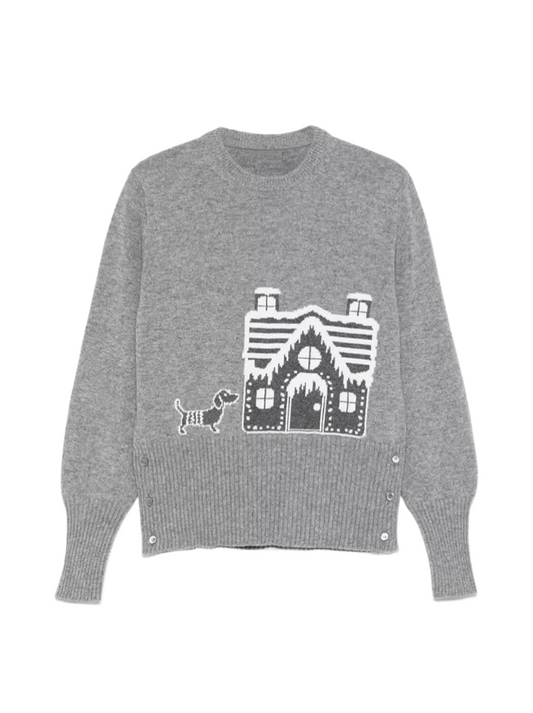 Christmas House Knitted Sweater THOM TREND