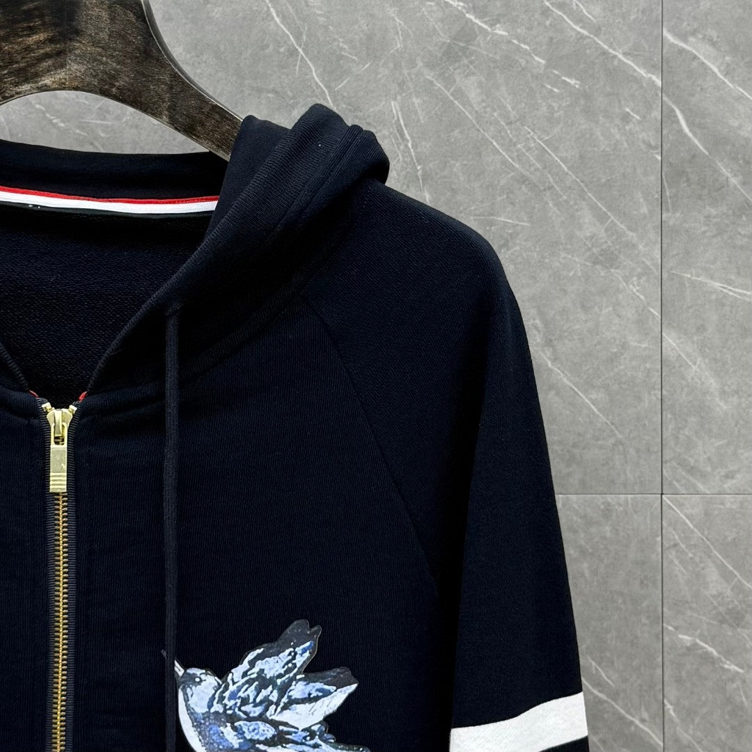 2025SS canary embroidered hoodie THOM TREND