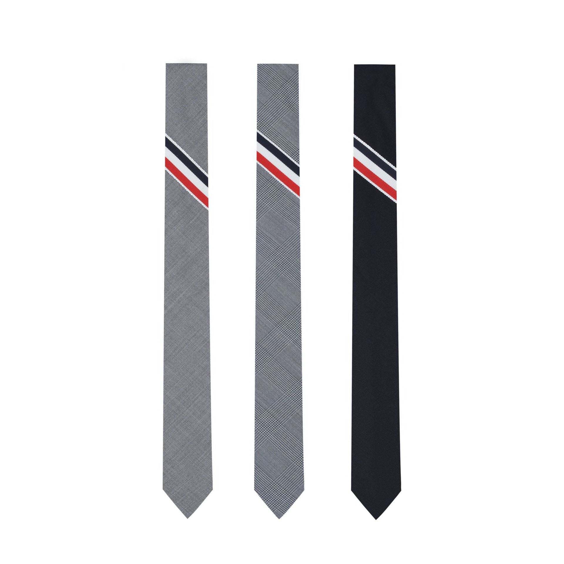 Classic color stripe tie THOM TREND