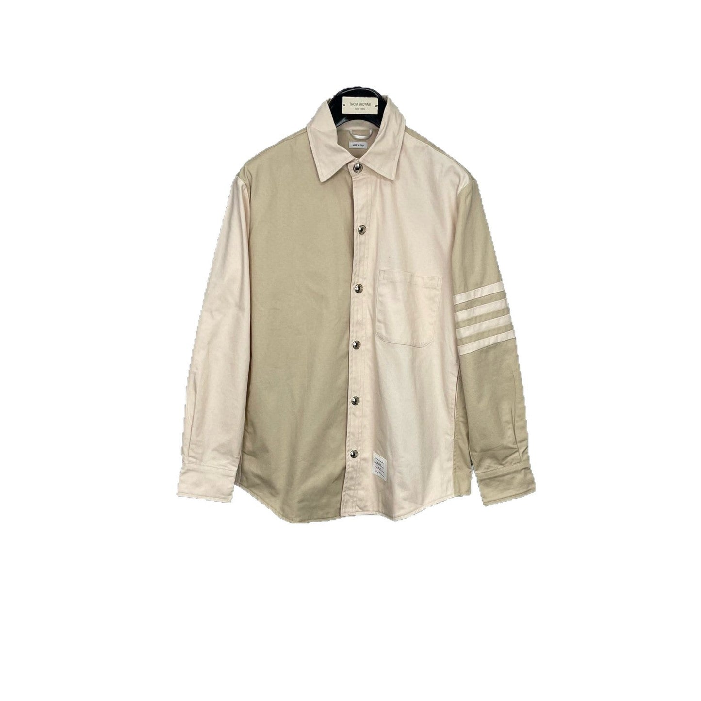 2025SS contrast lapel shirt jacket THOM TREND
