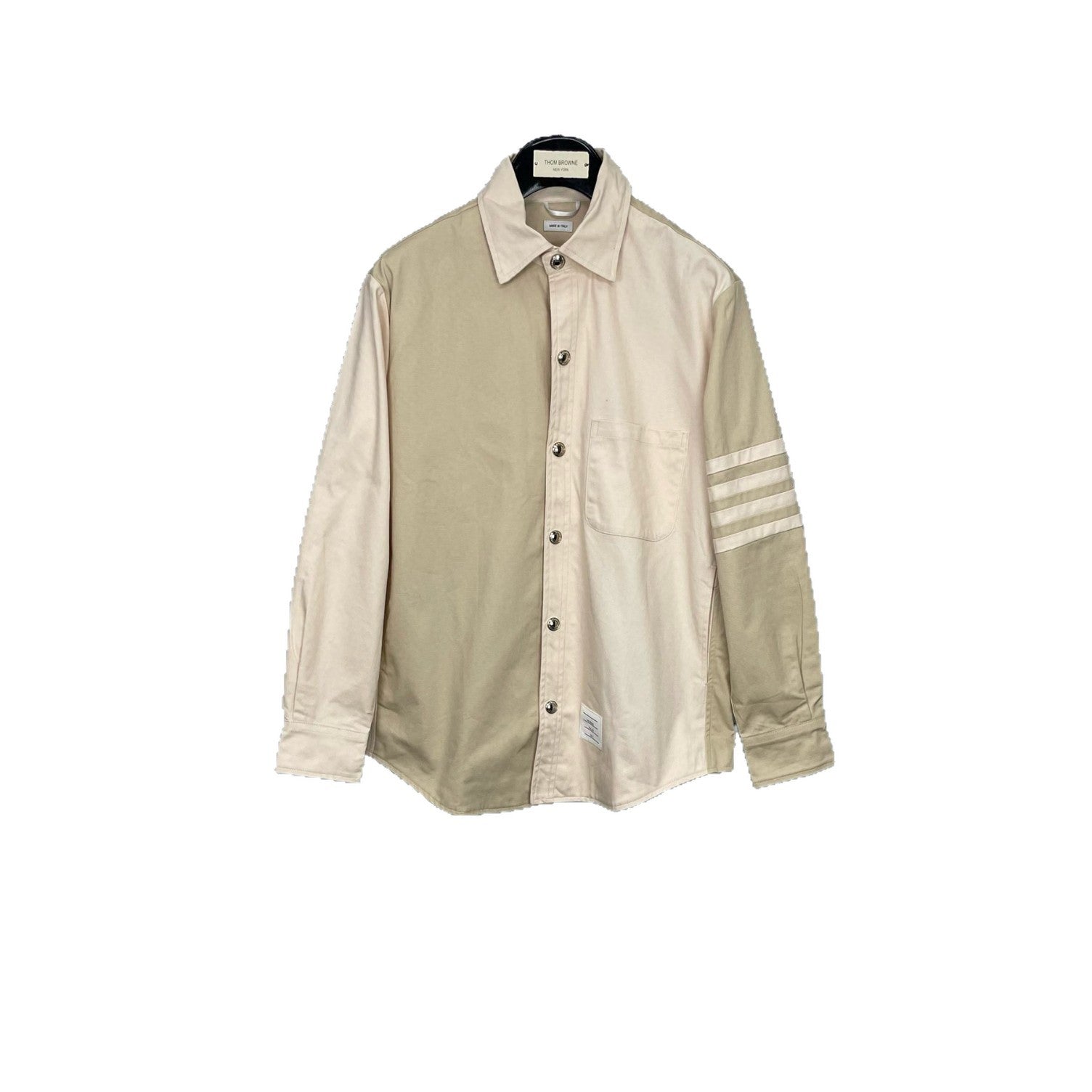 2025SS contrast lapel shirt jacket THOM TREND