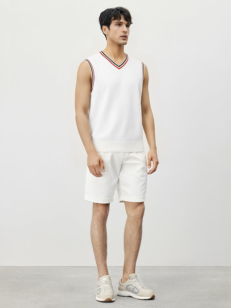 2025SS Pineapple pattern sleeveless vest THOM TREND