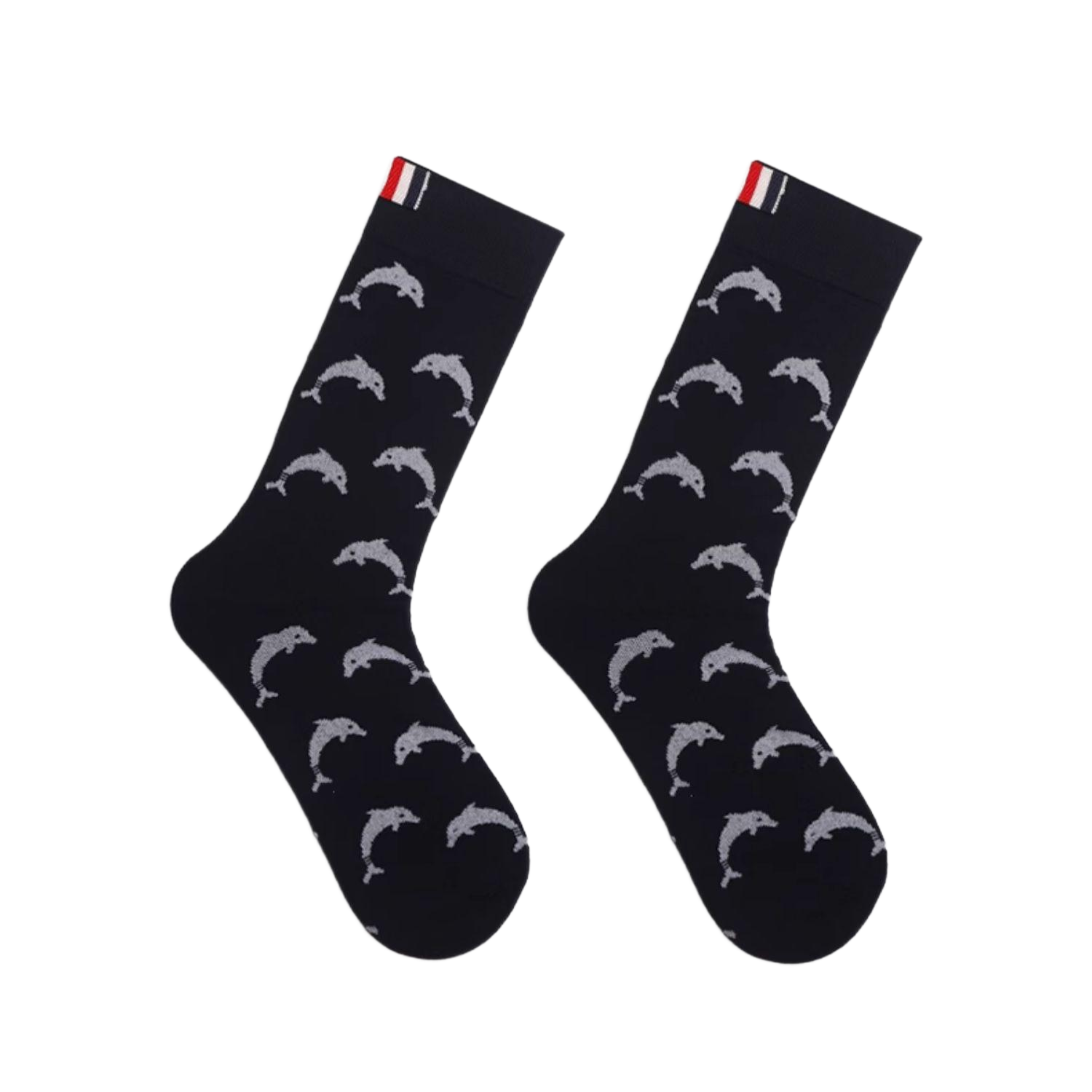 Dolphin mid-calf socks THOM TREND