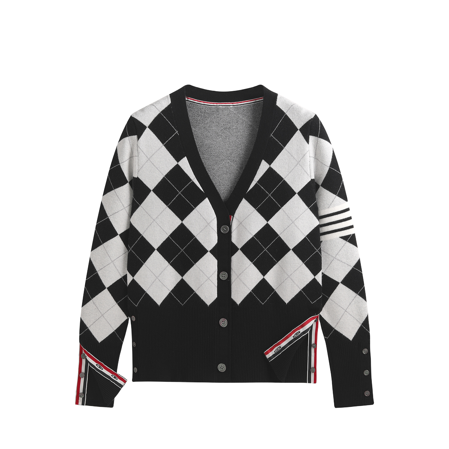2025SS  Colorblock Cardigan Sweater THOM TREND