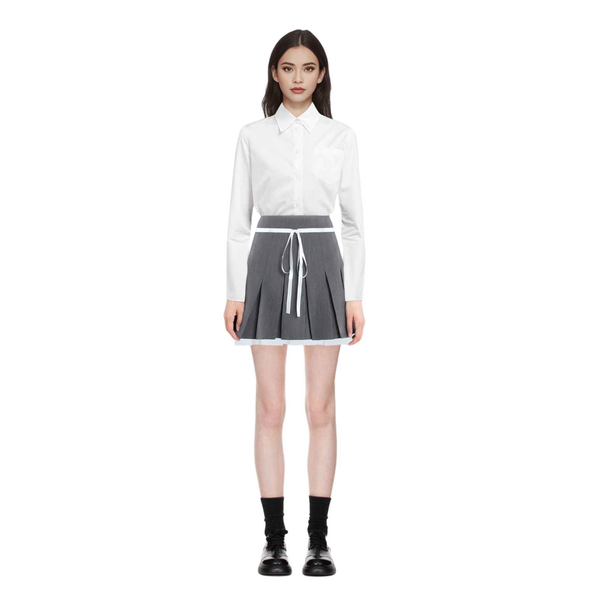 THOM Drawstring pleated skirt THOM TREND