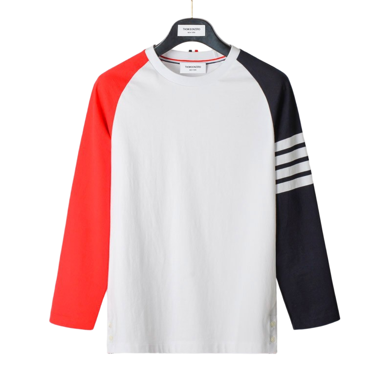 Men's long sleeve lapel T-shirt（副本） THOM TREND
