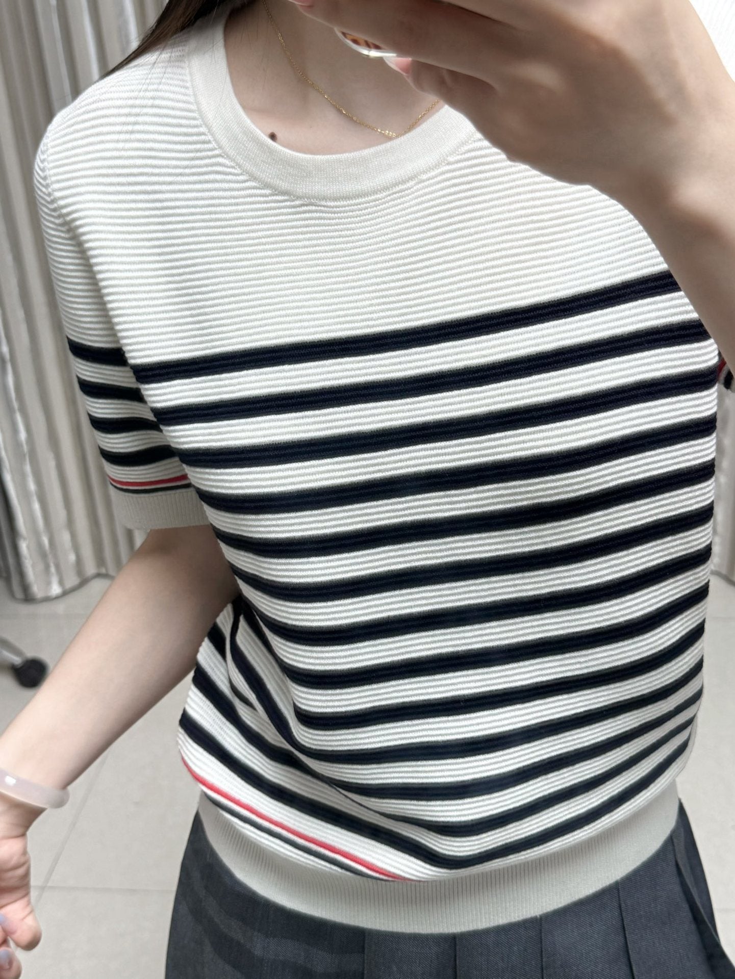 Puppy embroidered short sleeves（副本） THOM TREND