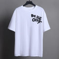 Off-White Graffiti Logo Script Cotton T-Shirt - Black product detail view