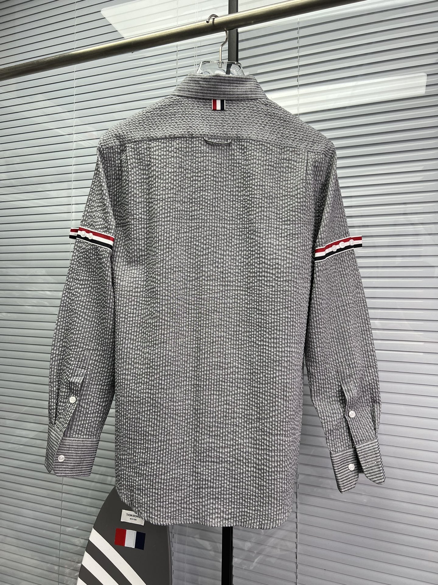 Men's Seersucker Shirt THOM TREND