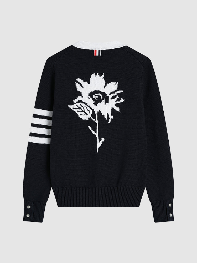 2025SS floral back cardigan THOM TREND
