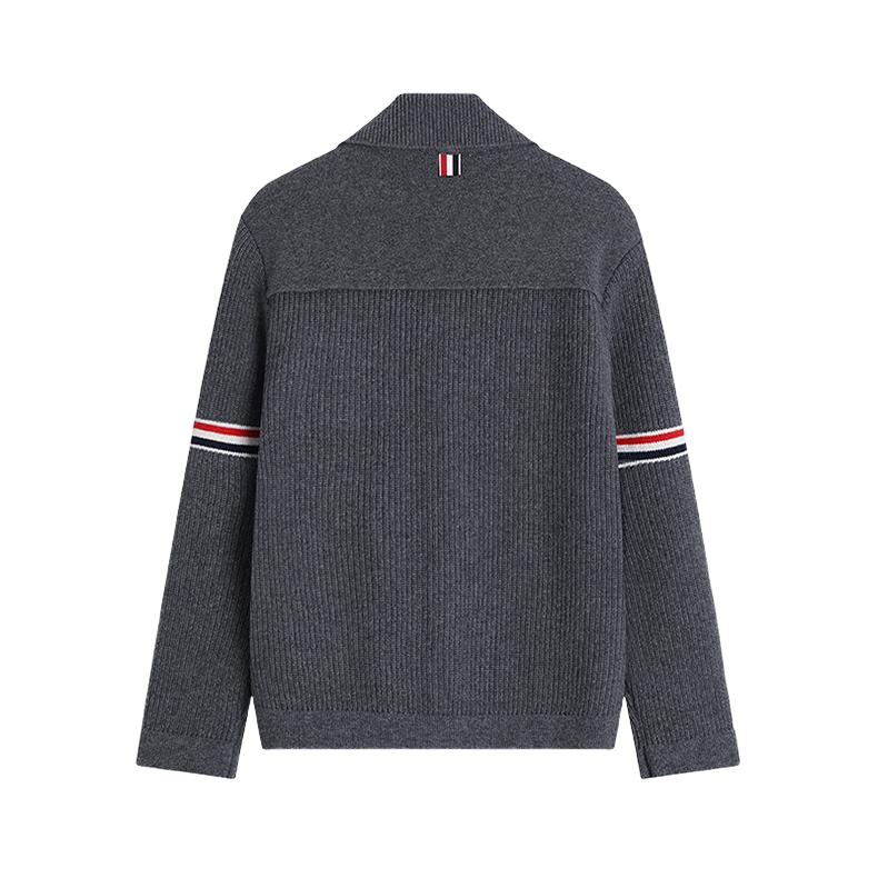 Men's double sleeve striped wool coat THOM TREND