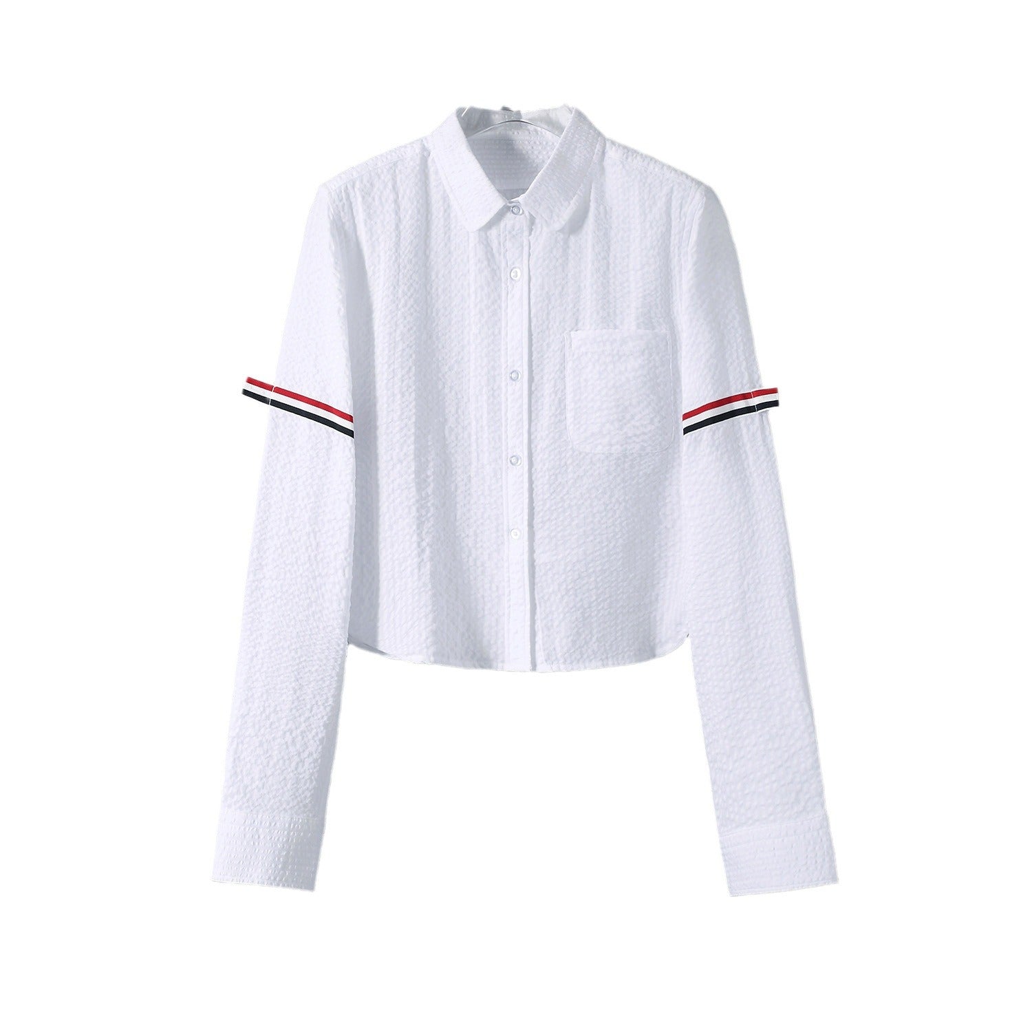2025SS Women's Seersucker Shirt THOM TREND