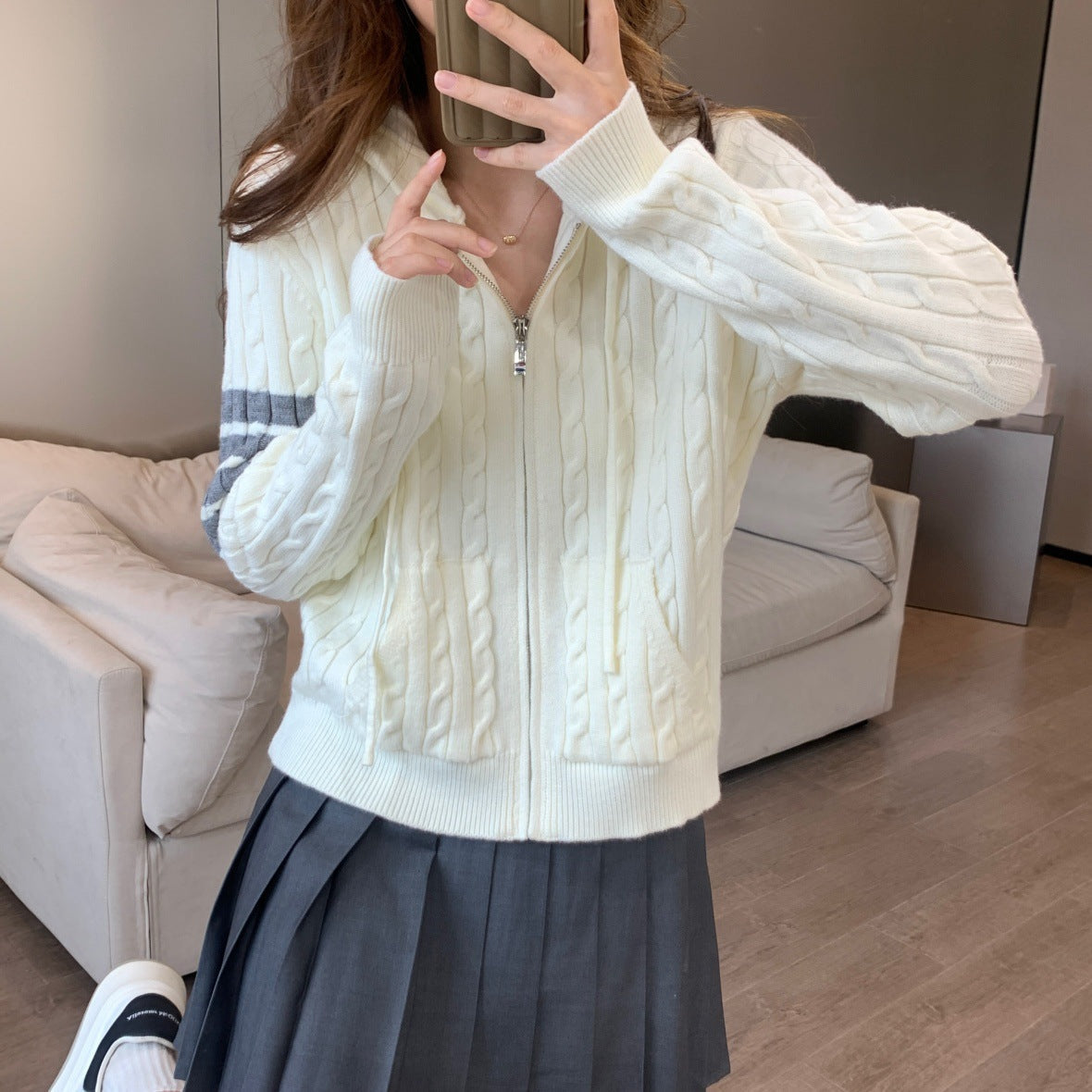 THOM Ribbon knitted cardigan（复制） THOM TREND