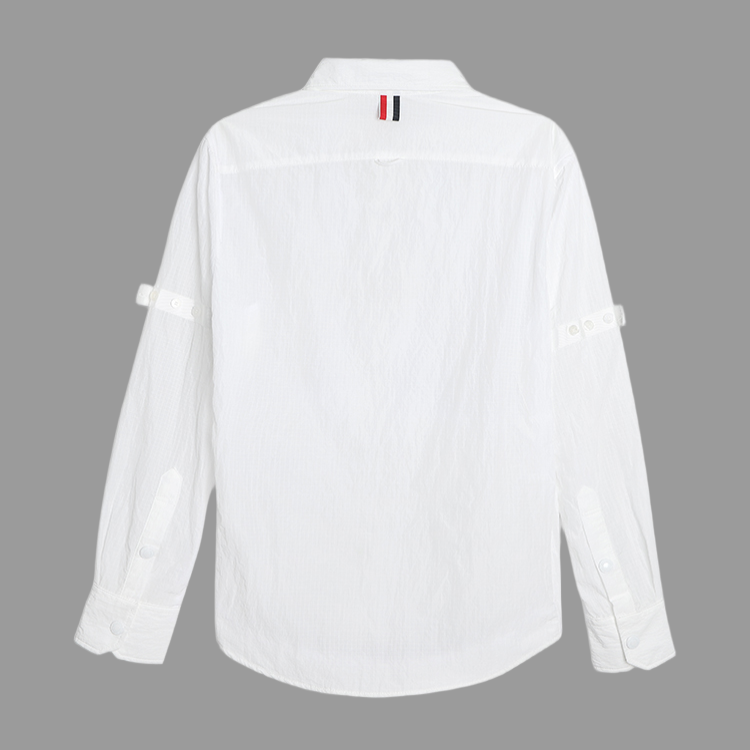 2025SSS Double sleeve patch shirt THOM TREND