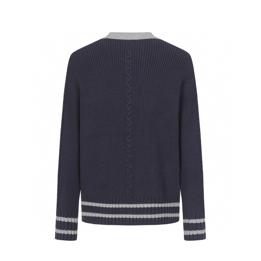 2025SS Puppy Color Striped Cardigan THOM TREND