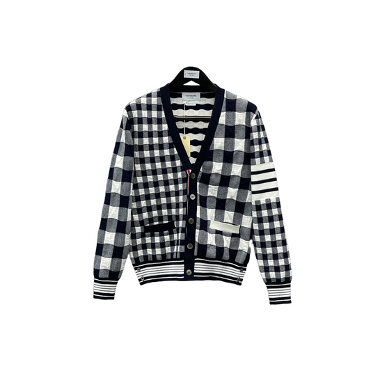 2025SS  Checkerboard cardigan THOM TREND