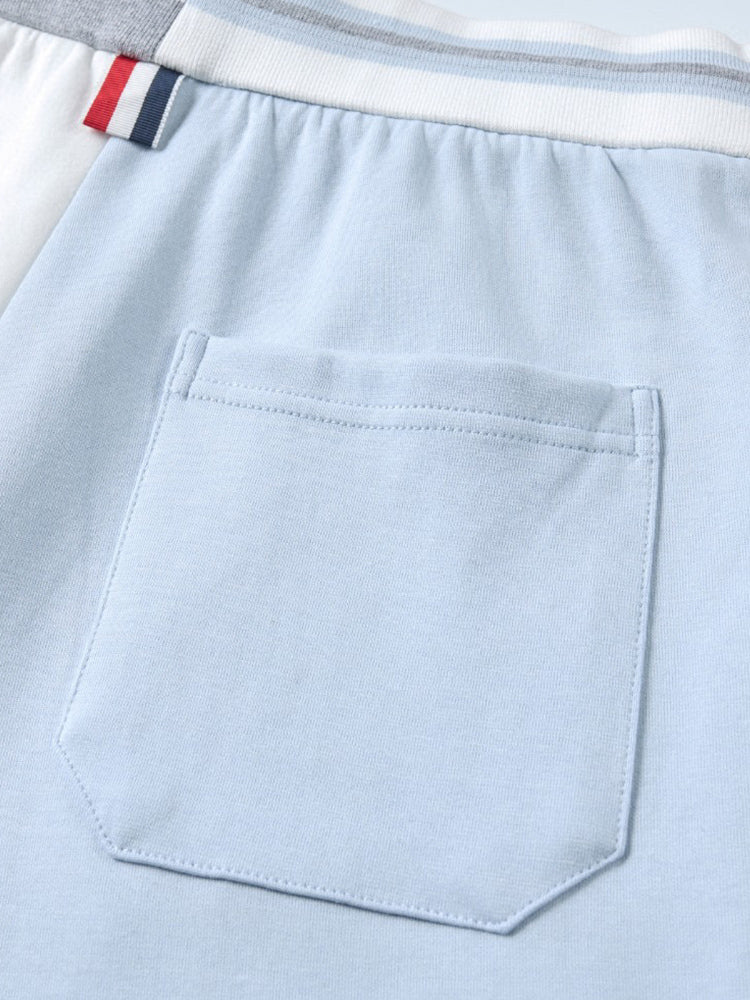 Unisex left and right colorblock T-shirt（副本） THOM TREND