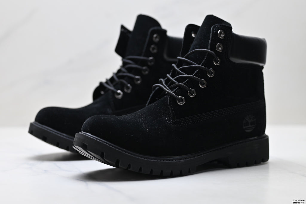 Timberland Black Premium Leather High Outdoor Boot - detail image 4