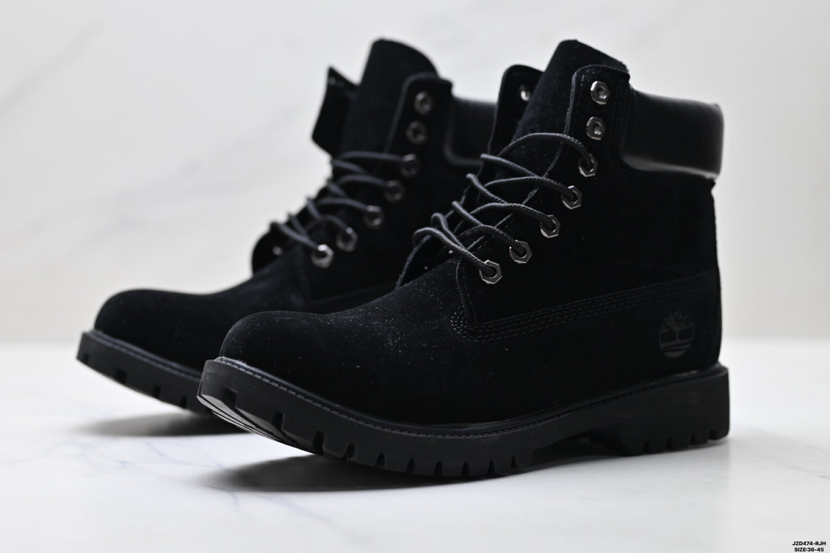Timberland Black Premium Leather High Outdoor Boot - detail image 4