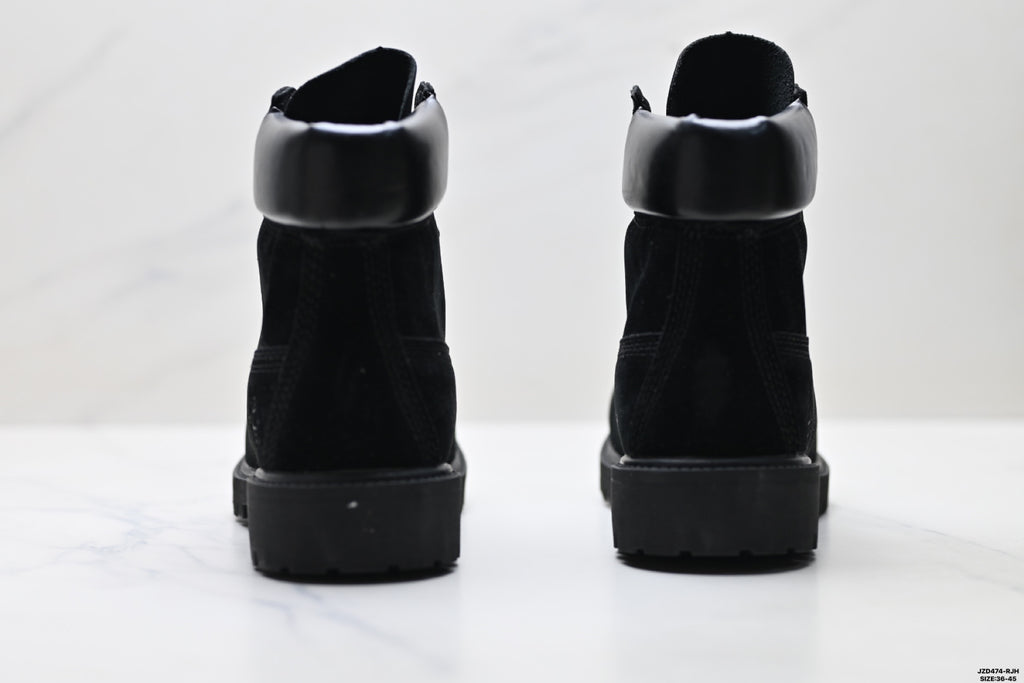Timberland Black Premium Leather High Outdoor Boot - detail image 6