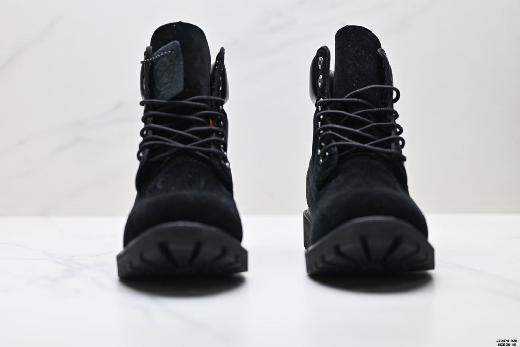 Timberland Black Premium Leather High Outdoor Boot - detail image 7