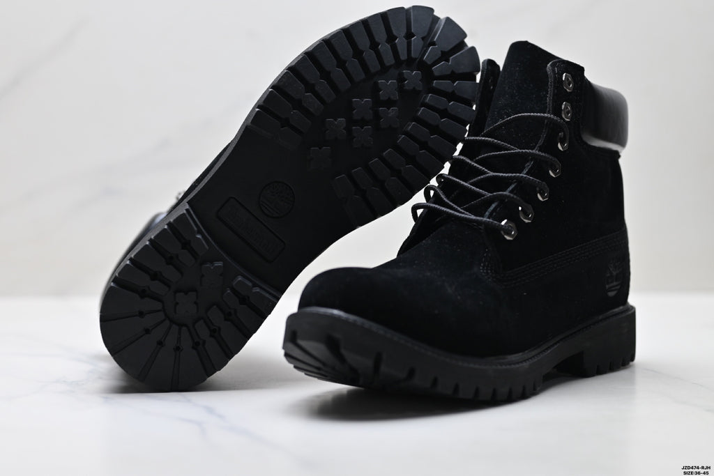 Timberland Black Premium Leather High Outdoor Boot - detail image 8
