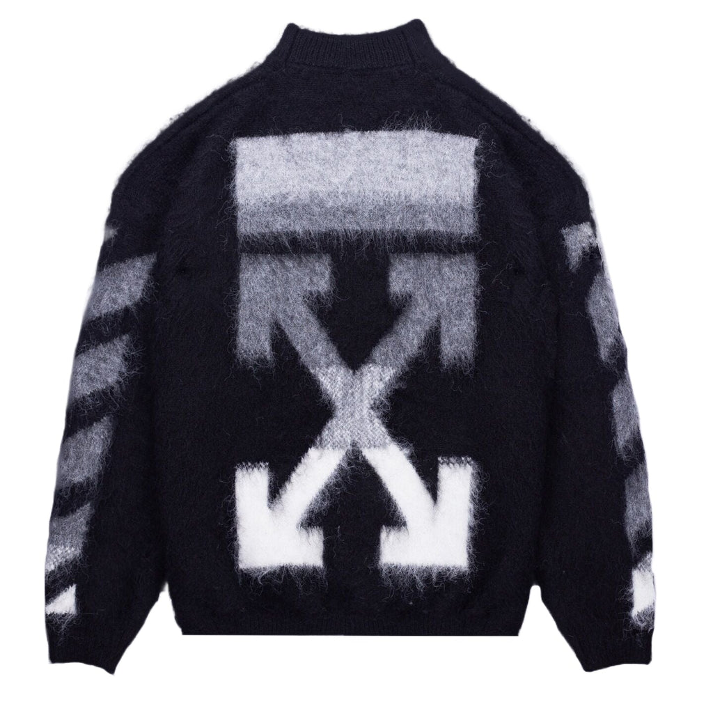 Off-White Men's Monochrome Arrow Intarsia Sweater product detail 6