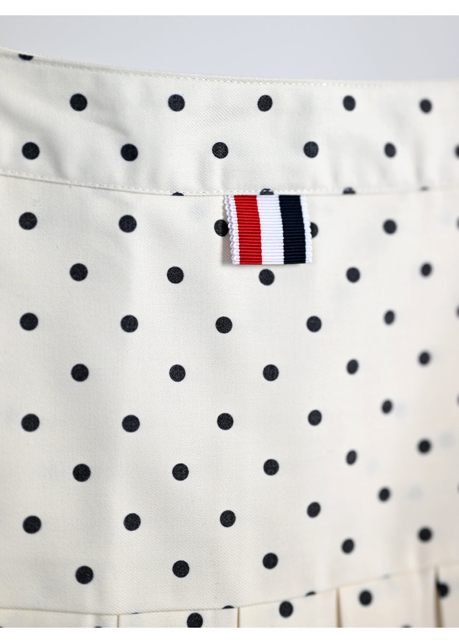 Polka dot high-waisted skirt THOM TREND