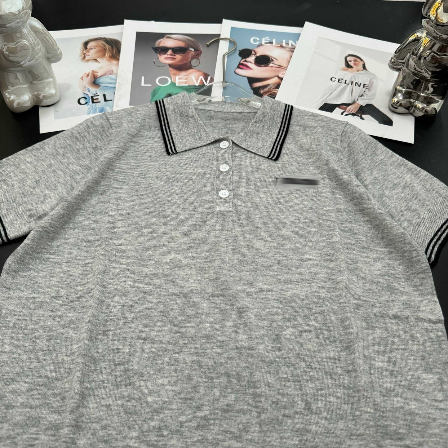 Classic Knit Polo T-Shirt — Short Sleeve