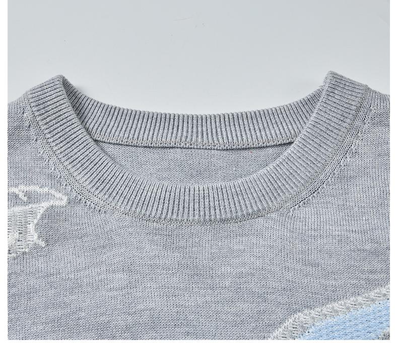 2025SS Women's Feather Intarsia Vest THOM TREND