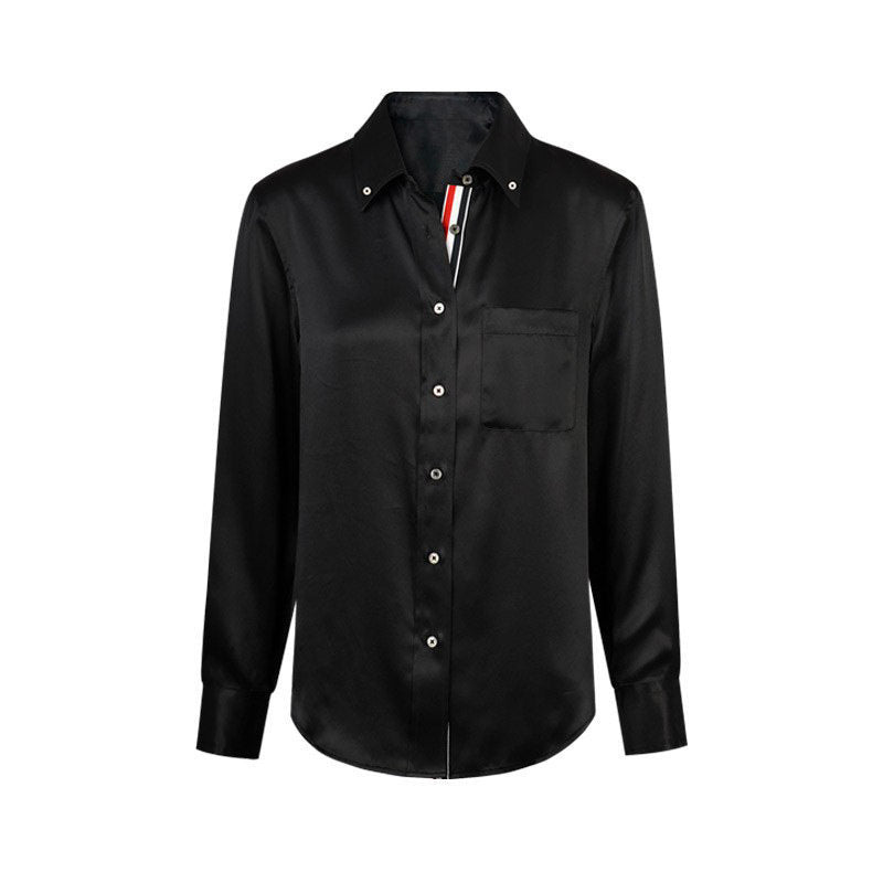 2025SS  Women's silk shirt THOM TREND