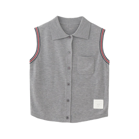 Women's  Knitted vest T-shirt
