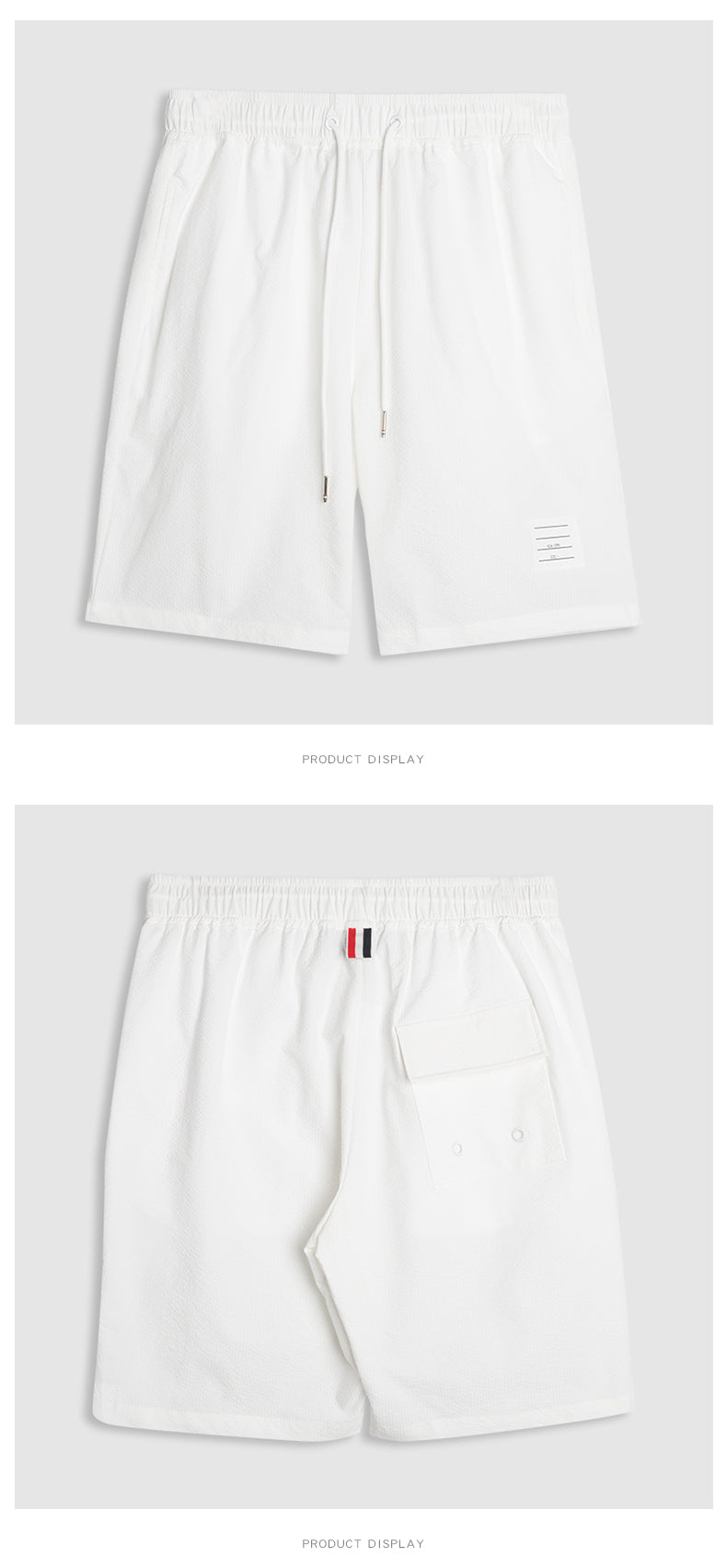 Seersucker shorts THOM TREND