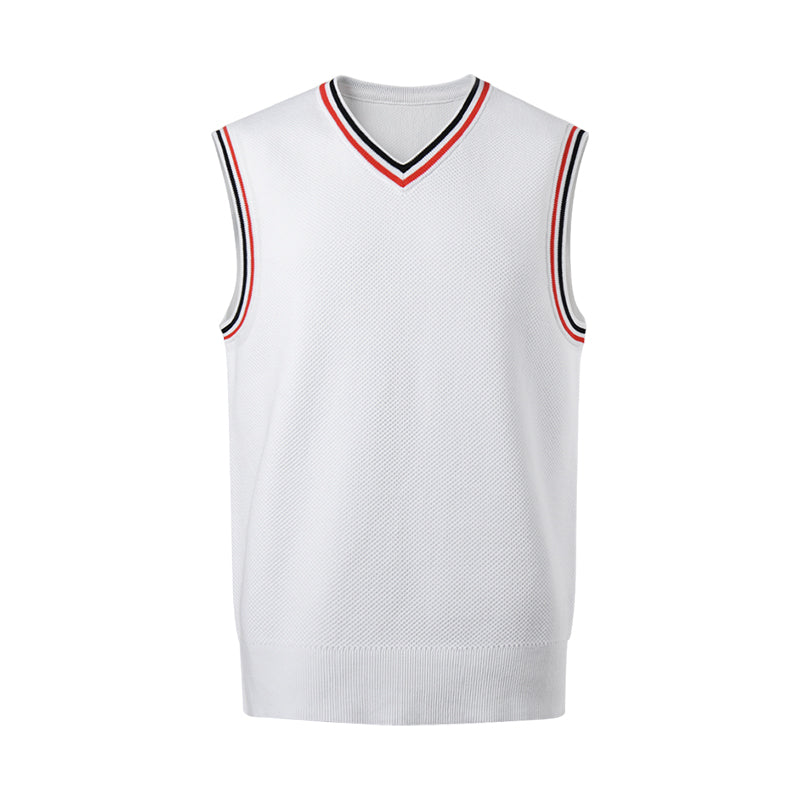 2025SS Pineapple pattern sleeveless vest THOM TREND