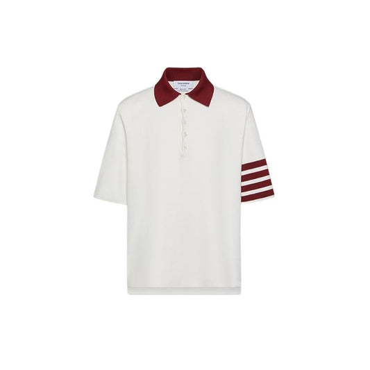 Four-striped POLO short sleeve THOM TREND