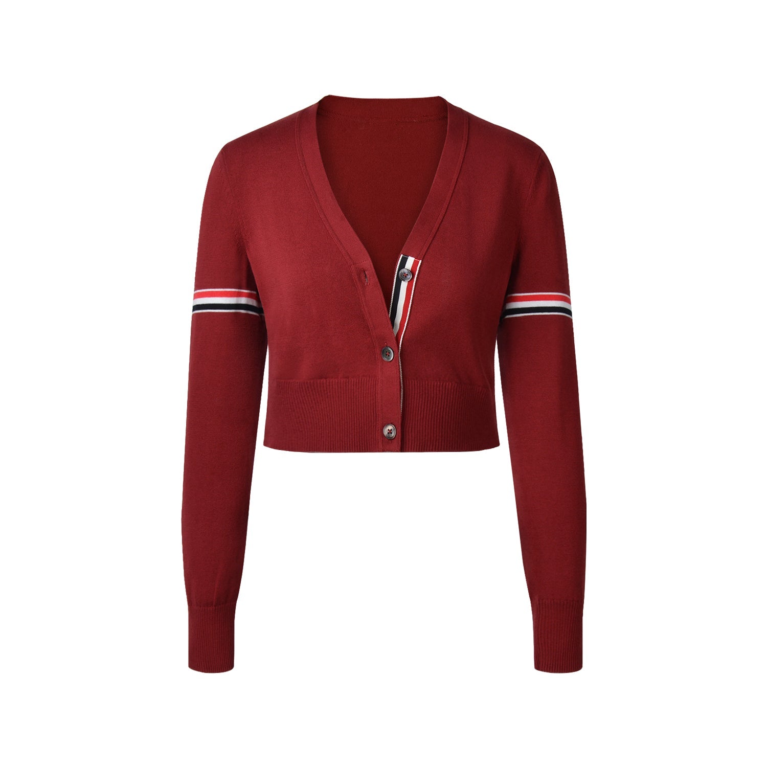 2025SS  Women'sCropped knitted cardigan THOM TREND