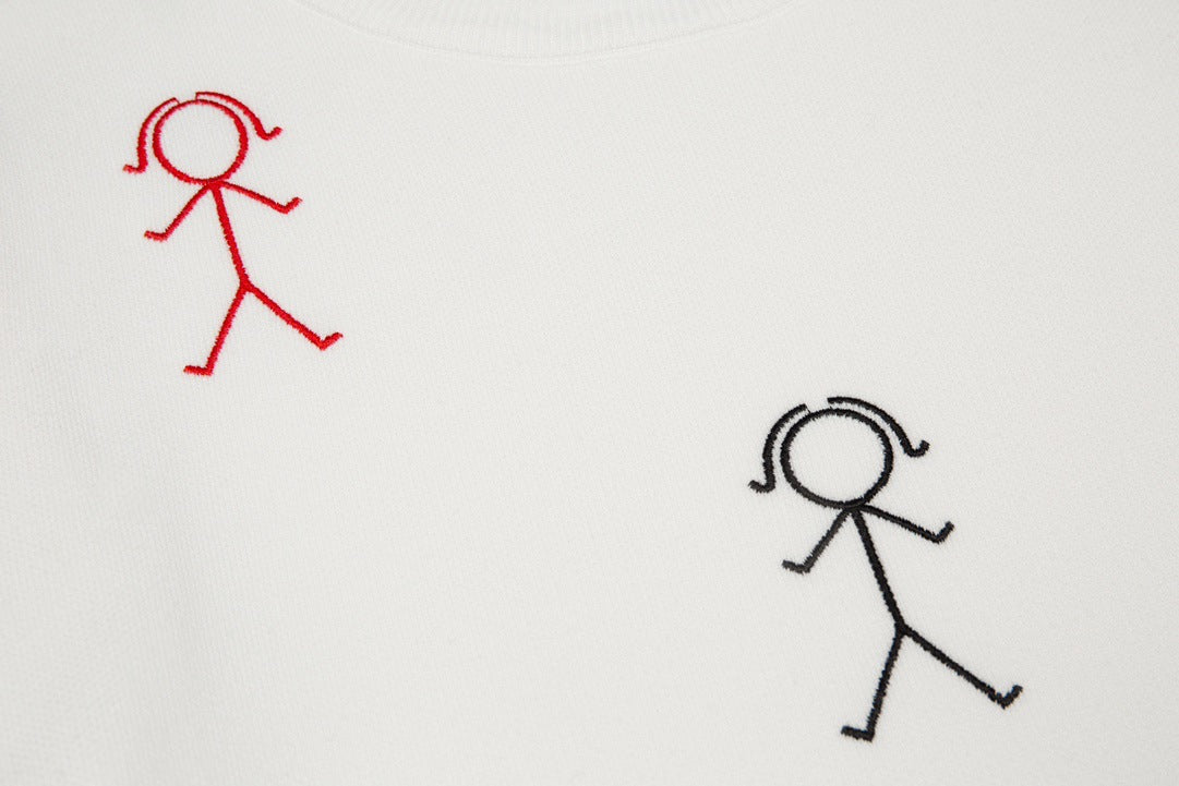 2025SS Stickman embroidered sweater THOM TREND