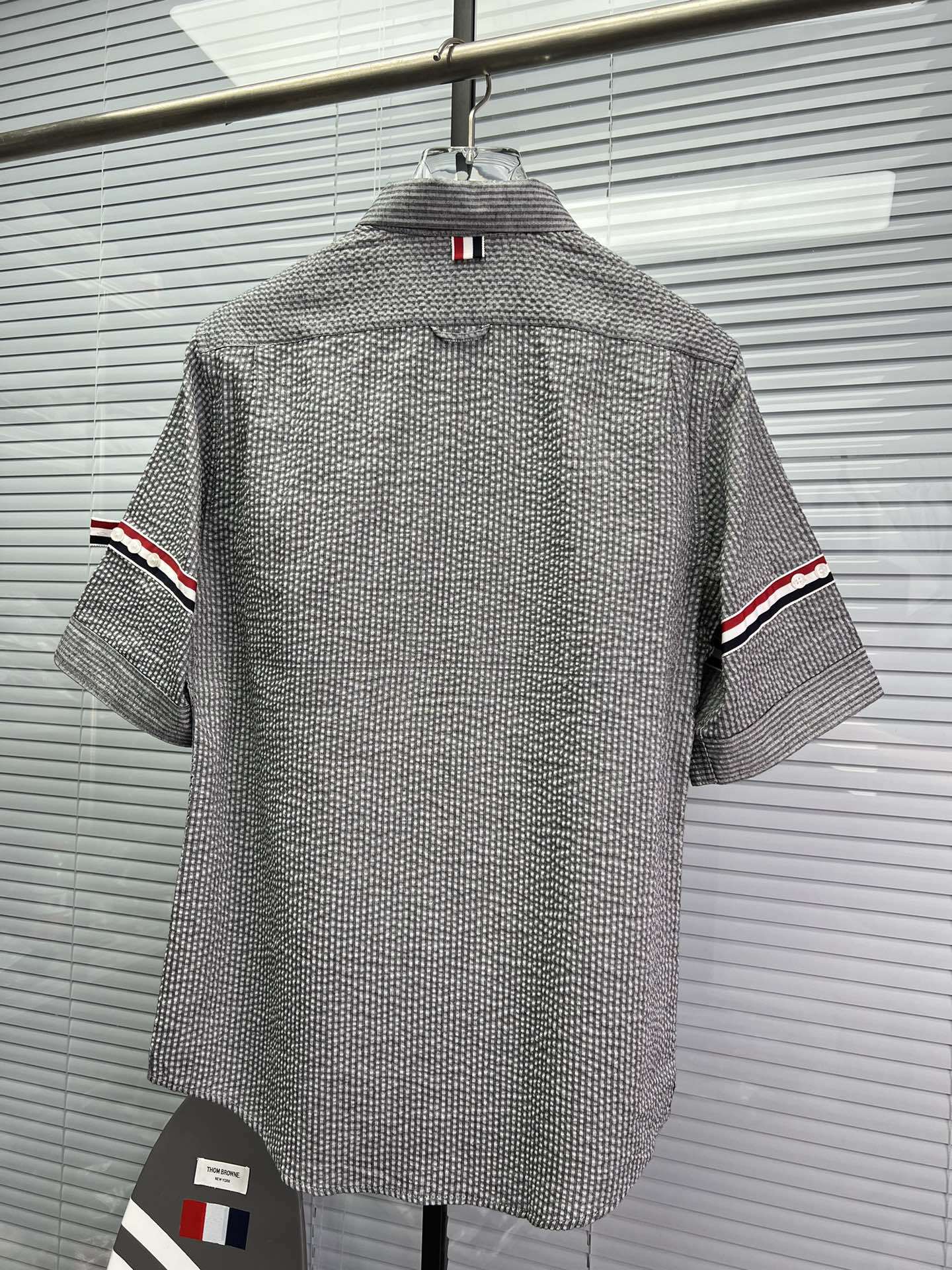 Men's Seersucker Shirt THOM TREND