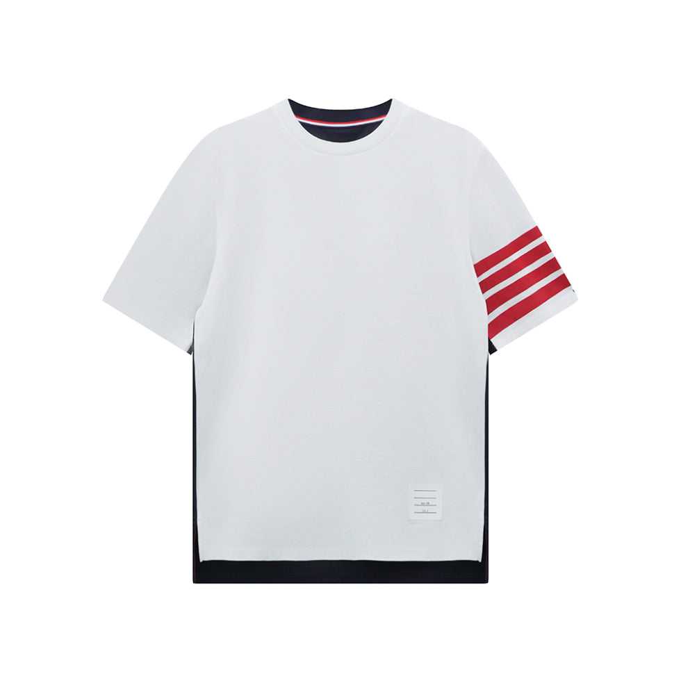 Men's bird graffiti short-sleeved T-shirt（副本） THOM TREND