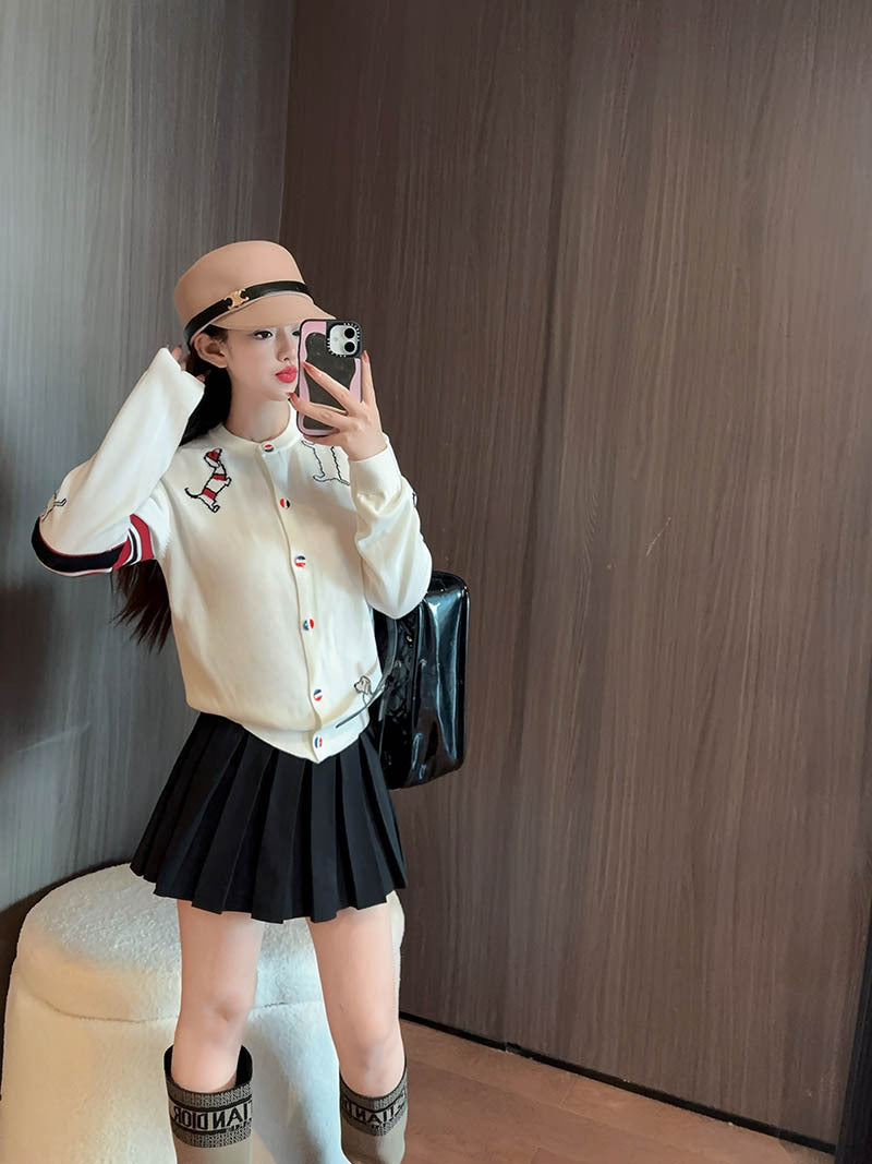 2025 Puppy Embroidered Sweater