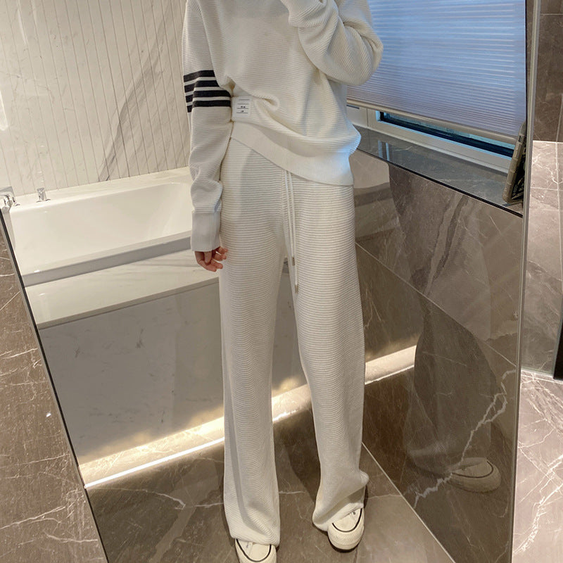 women's all-match wide-leg pants